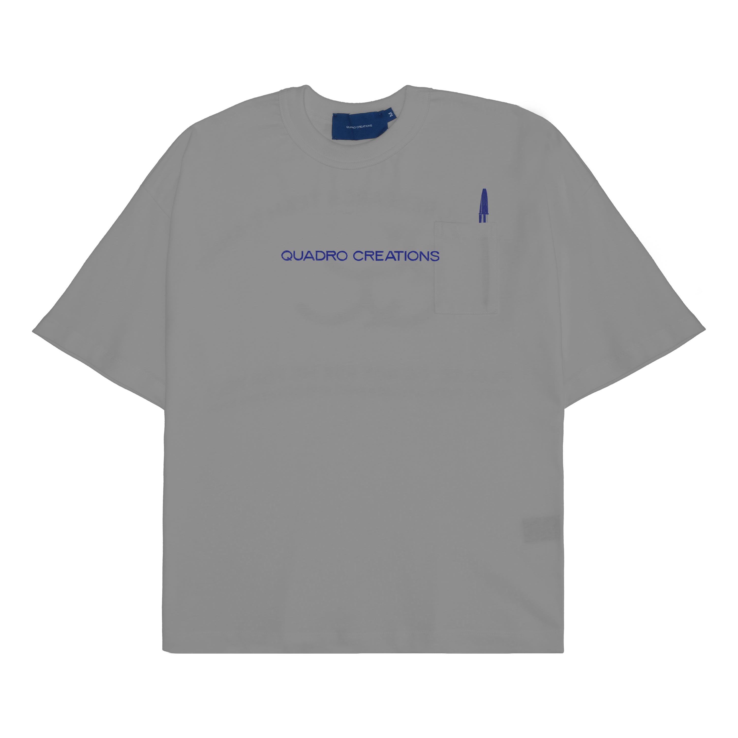 QUADRO CREATIONS -  Camiseta QC Staff Grey